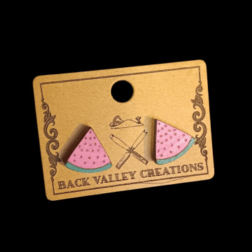 Watermelon Slice Earrings